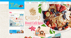 Desktop Screenshot of cafe-kaila-hawaii.com